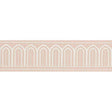 Schumacher Blush Arches Embroidered Tape Medium