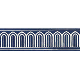 Schumacher Marine Arches Embroidered Tape Medium