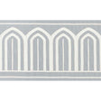 Schumacher Sky Arches Embroidered Tape Wide