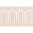 Schumacher Blush Arches Embroidered Tape Wide