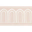 Schumacher Blush Arches Embroidered Tape Wide