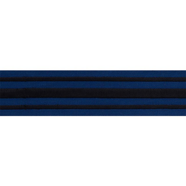 Schumacher Black On Navy Military Stripe Tape