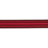 Schumacher Red On Burgundy Military Stripe Tape