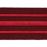 Schumacher Red On Burgundy Military Stripe Tape
