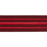 Schumacher Red On Burgundy Military Stripe Tape
