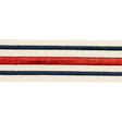 Schumacher Red & Navy Military Stripe Tape