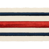 Schumacher Red & Navy Military Stripe Tape