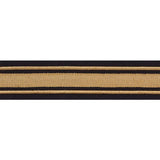 Schumacher Gold On Black Military Stripe Tape