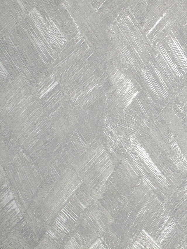Scalamandre Vector Cross Silver Fabric