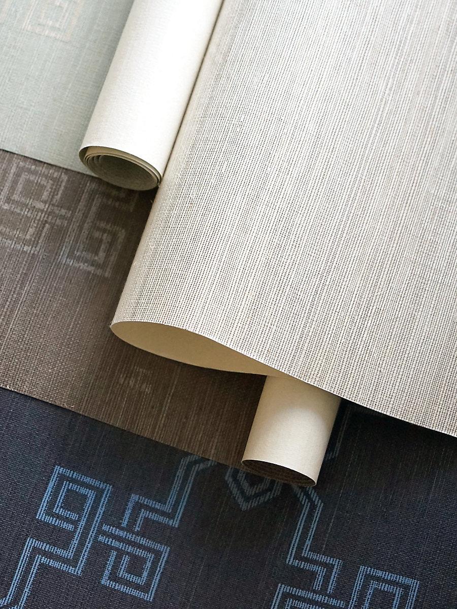 Scalamandre Suzhou Lattice Raffia Weave Straw Wallpaper