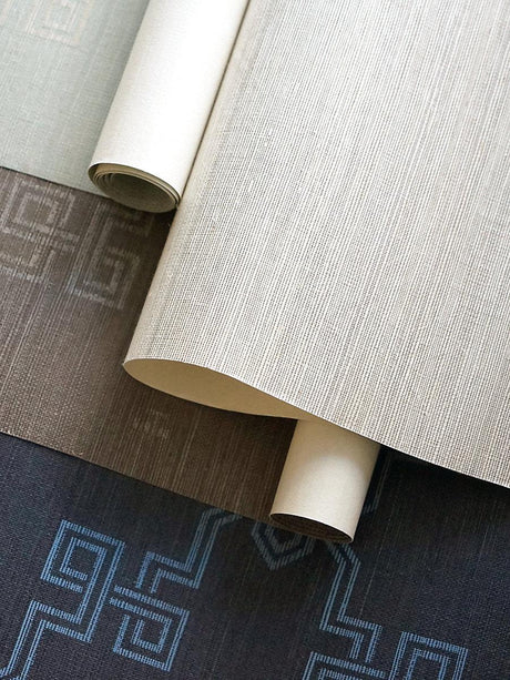 Scalamandre Suzhou Lattice Raffia Weave Straw Wallpaper