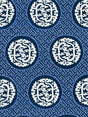 Scalamandre Dragon'S Fret Embroidery Midnight Fabric