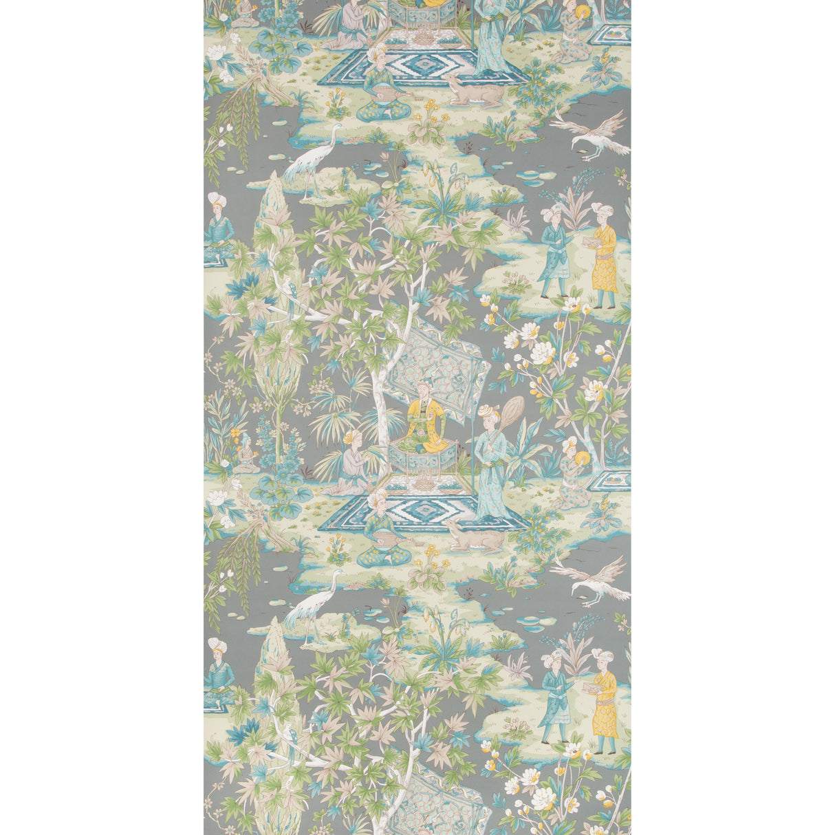 Brunschwig & Fils LODI GARDEN GREY Wallpaper