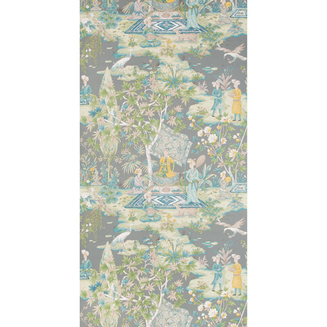 Brunschwig & Fils LODI GARDEN GREY Wallpaper