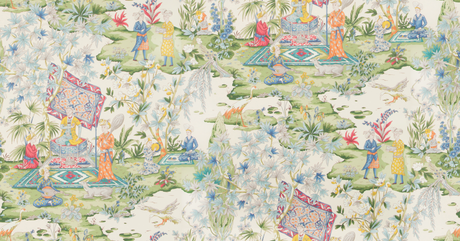 Brunschwig & Fils LODI GARDEN IVORY Wallpaper