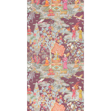 Brunschwig & Fils LODI GARDEN PLUM Wallpaper