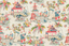 Brunschwig & Fils XIAN PRUSSIAN/RED Wallpaper