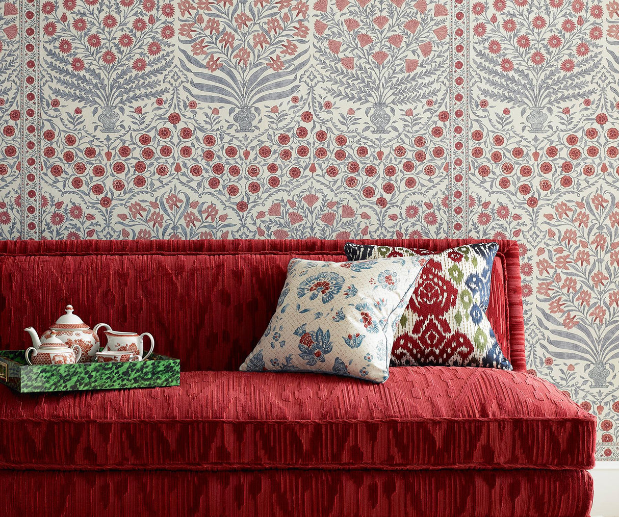 Lee Jofa CARAVAN RED Upholstery Fabric