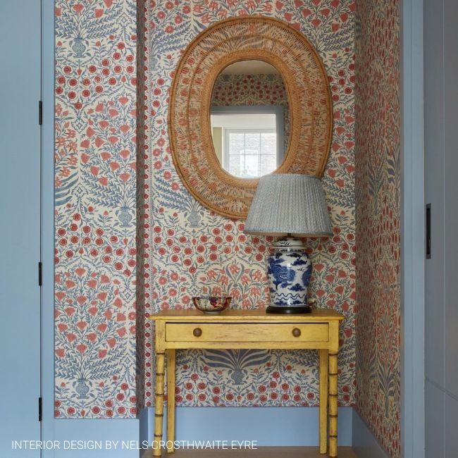 Lee Jofa SAMEERA RED/BLUE Fabric