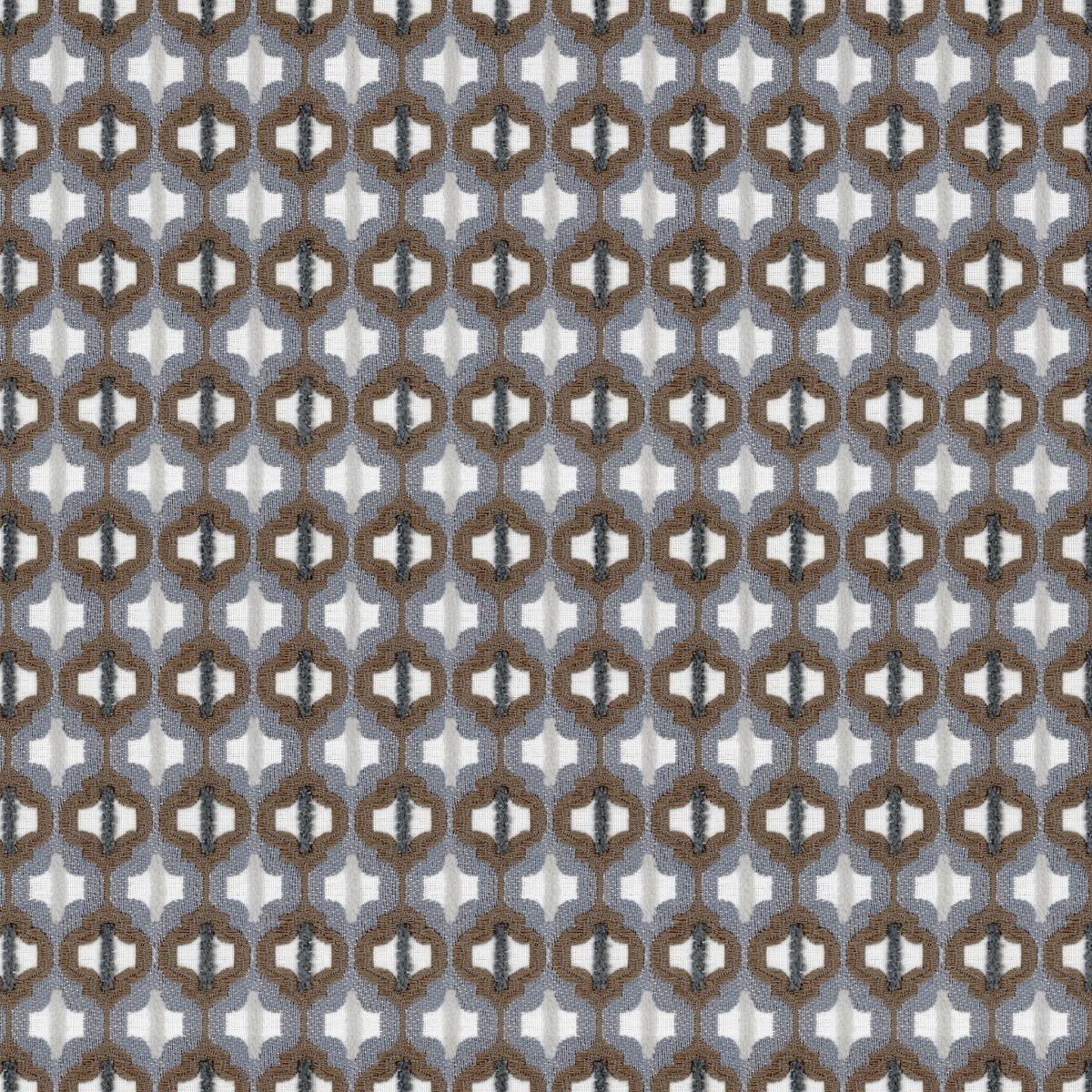 Kravet TURNED OUT TILE COLONIAL BLUE Upholstery Fabric