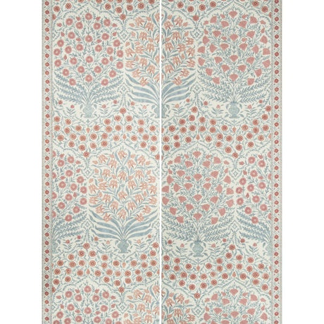Lee Jofa SAMEERA PAPER RED/BLUE Wallpaper