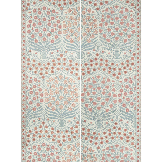 Lee Jofa SAMEERA PAPER RED/BLUE Wallpaper