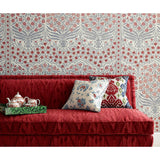 Lee Jofa SAMEERA PAPER RED/BLUE Wallpaper