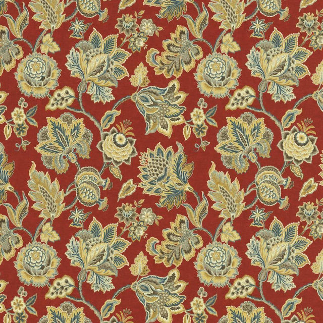 Kasmir Birmingham Crimson Fabric