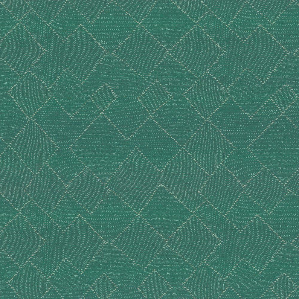 Kasmir Kantha Quilt Jade Fabric