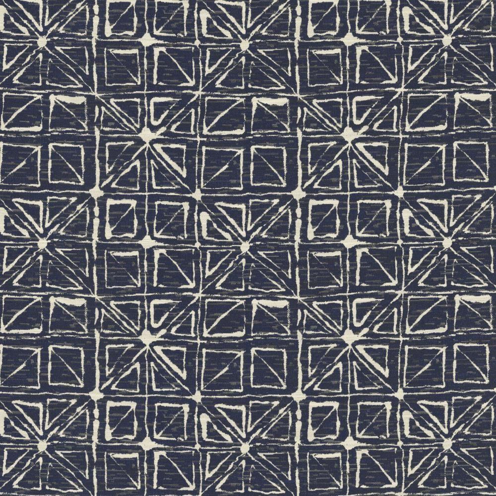 Kasmir Quadrangle Navy Fabric