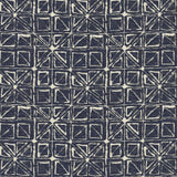 Kasmir Quadrangle Navy Fabric
