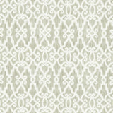 Kasmir Rimini Scroll Silver Fabric