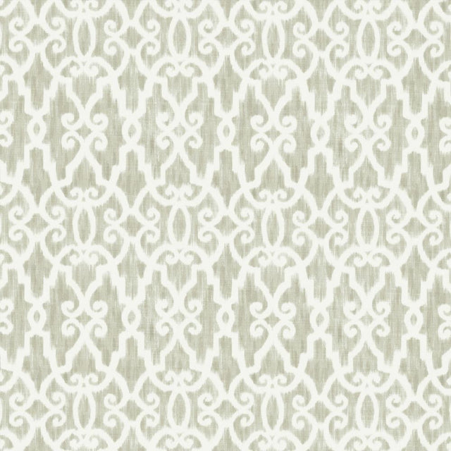 Kasmir Rimini Scroll Silver Fabric