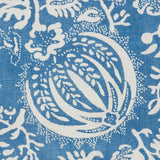 Schumacher Pomegranate Print Indigo Fabric