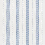 Schumacher Nauset Stripe Indigo Fabric