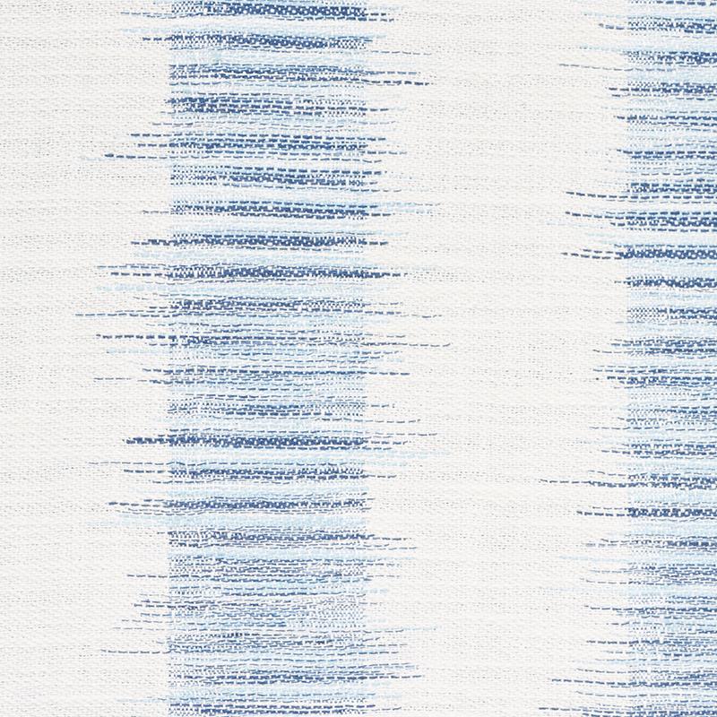 Schumacher Attleboro Ikat Blues Fabric