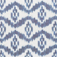 Schumacher Madaket Ikat Indigo Fabric
