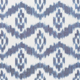 Schumacher Madaket Ikat Indigo Fabric