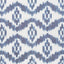 Schumacher Madaket Ikat Indigo Fabric