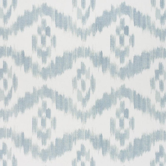 Schumacher Madaket Ikat Sky Fabric
