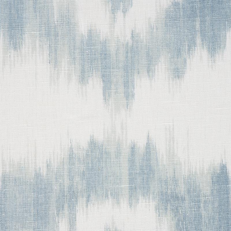Schumacher Madaket Ikat Sky Fabric