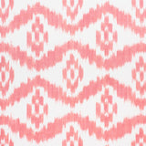 Schumacher Madaket Ikat Rose Fabric