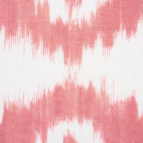 Schumacher Madaket Ikat Rose Fabric