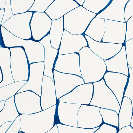 Schumacher Filigree Navy Fabric