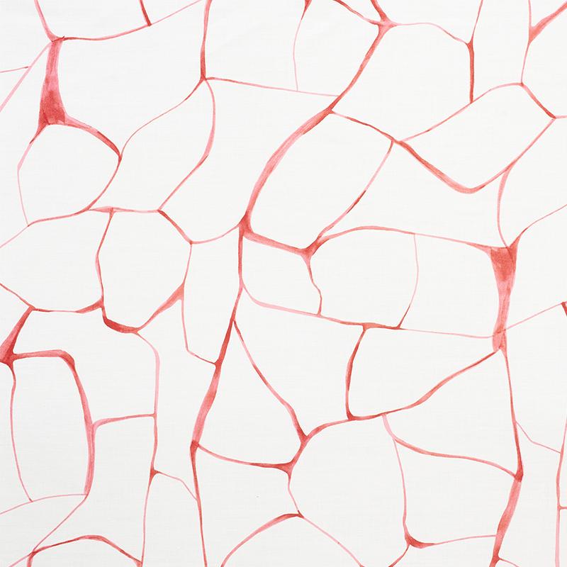 Schumacher Filigree Coral Fabric