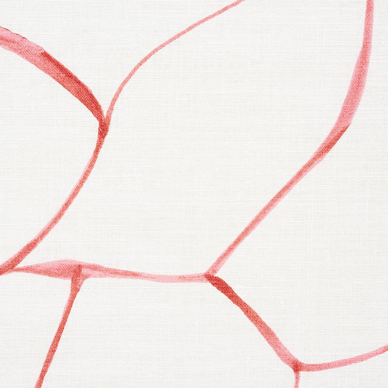 Schumacher Filigree Coral Fabric