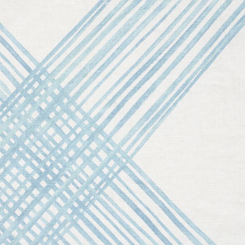 Schumacher Traverse Sky Fabric