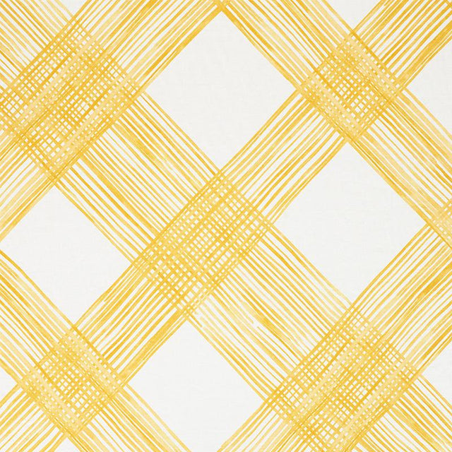 Schumacher Traverse Yellow Fabric