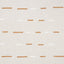 Schumacher Overlapping Dashes Brown & White Fabric