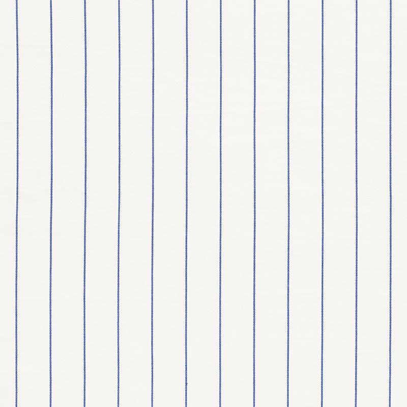Schumacher Cavett Stripe Blue Fabric